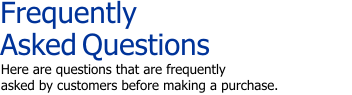 Frequently Asked Questions